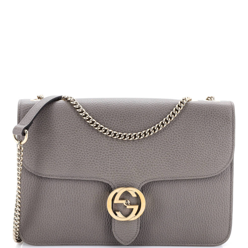 Gucci Interlocking Shoulder Bag Leather #259413G93B